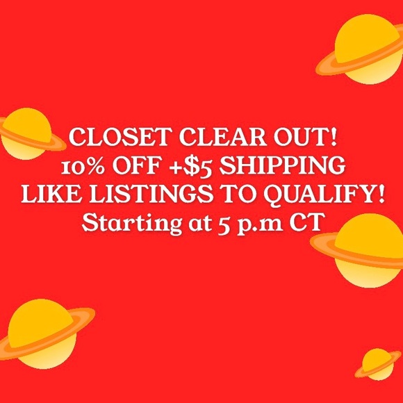 Other - 10% Off $5 Shipping 5p.m-12 a.m CT